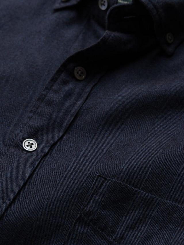 Rodd & Gunn Barrhill Brushed Cotton Sports Fit Shirt-Twilight