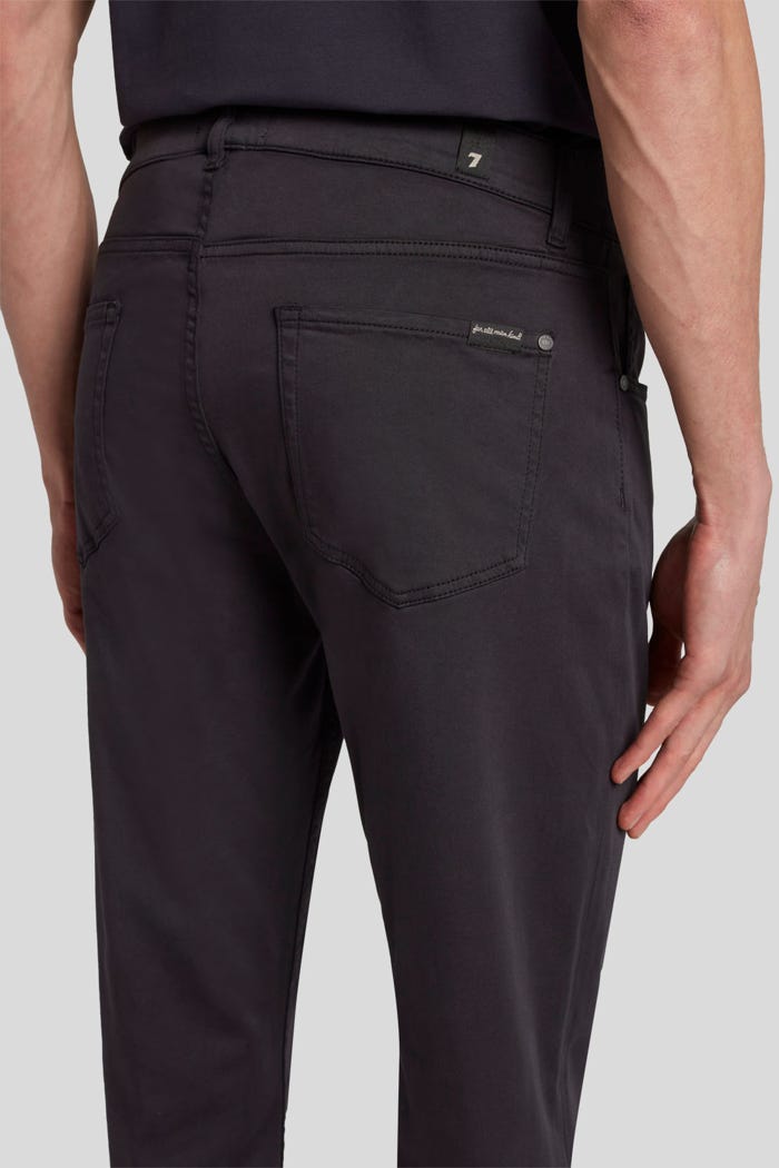 7 For All Mankind Slimmy Tapered Lux Performance Plus Color Blue Jeans