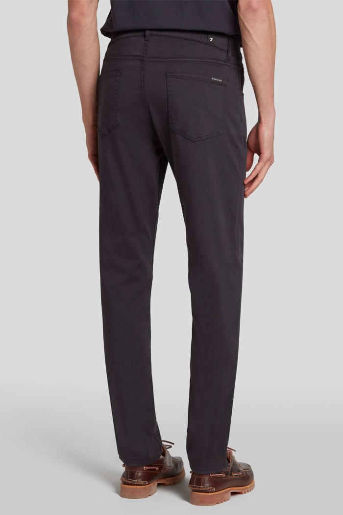7 For All Mankind Slimmy Tapered Lux Performance Plus Color Blue Jeans