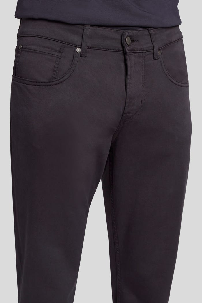 7 For All Mankind Slimmy Tapered Lux Performance Plus Color Blue Jeans