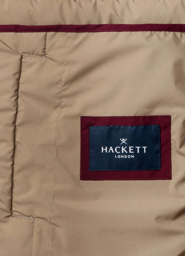 Hackett London Ultra Lightweight Gilet-Oxblood Red