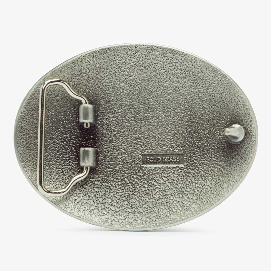 RM Williams Logo Buckle Silver