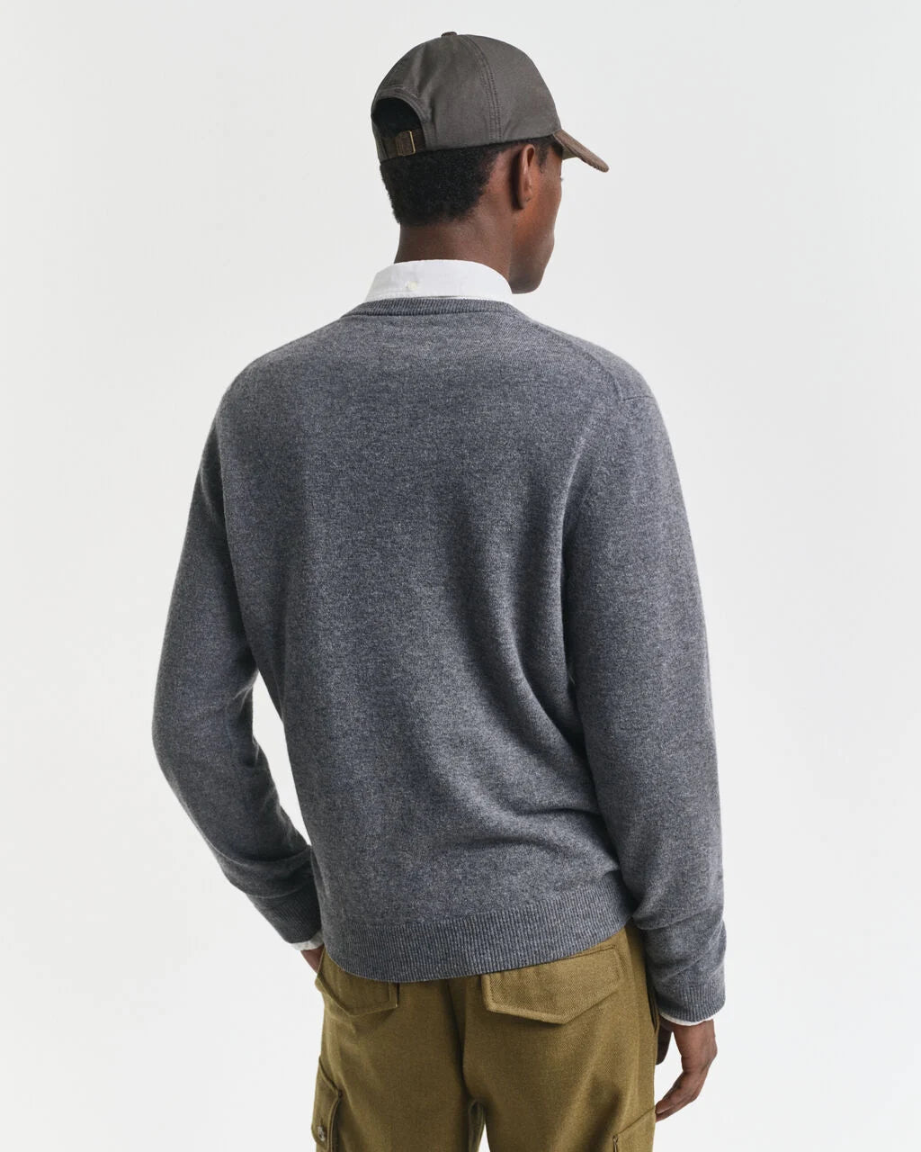 GANT Superfine Lambswool V-Neck Sweater