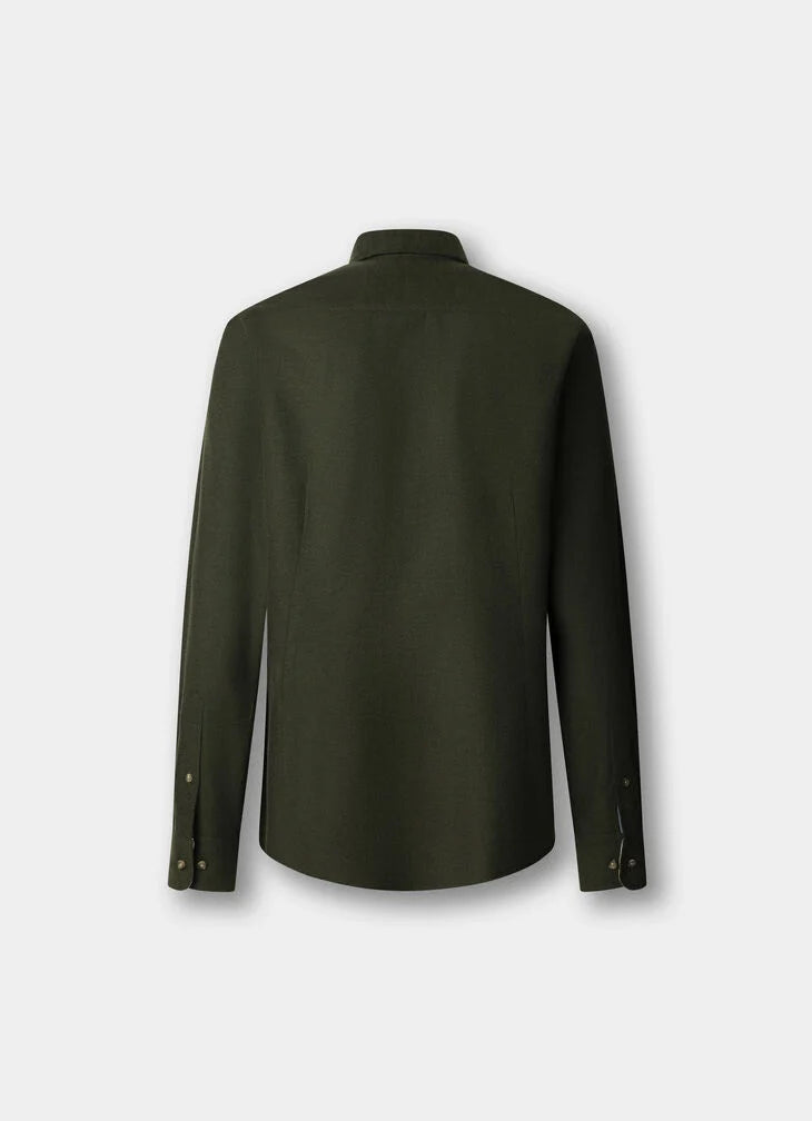 Hackett Tailored Fit Multi Trim Flannel Shirt