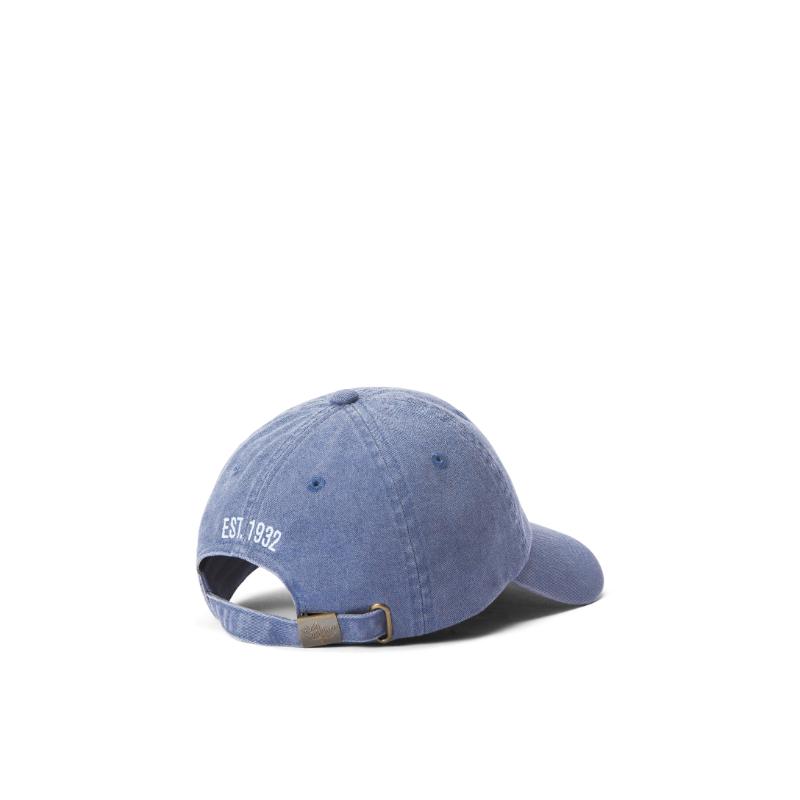 RM Williams Blue Branded Twill Cap