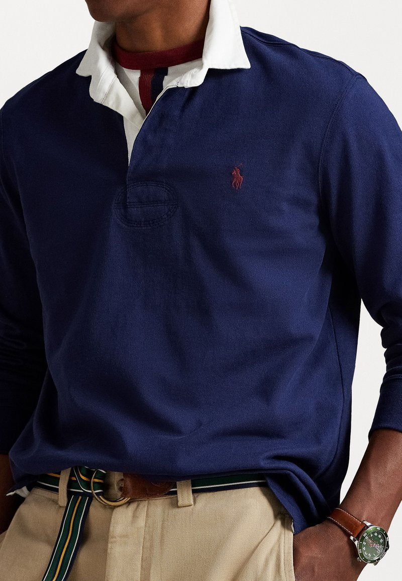 Polo Ralph Lauren Navy Iconic Rugby Shirt