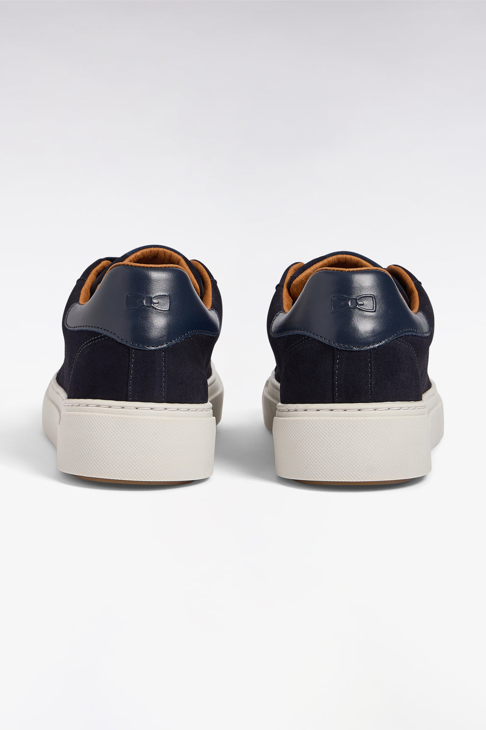 Eden Park Navy Suede Trainers