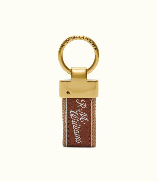 RM Williams Clarendon Key Fob Chestnut