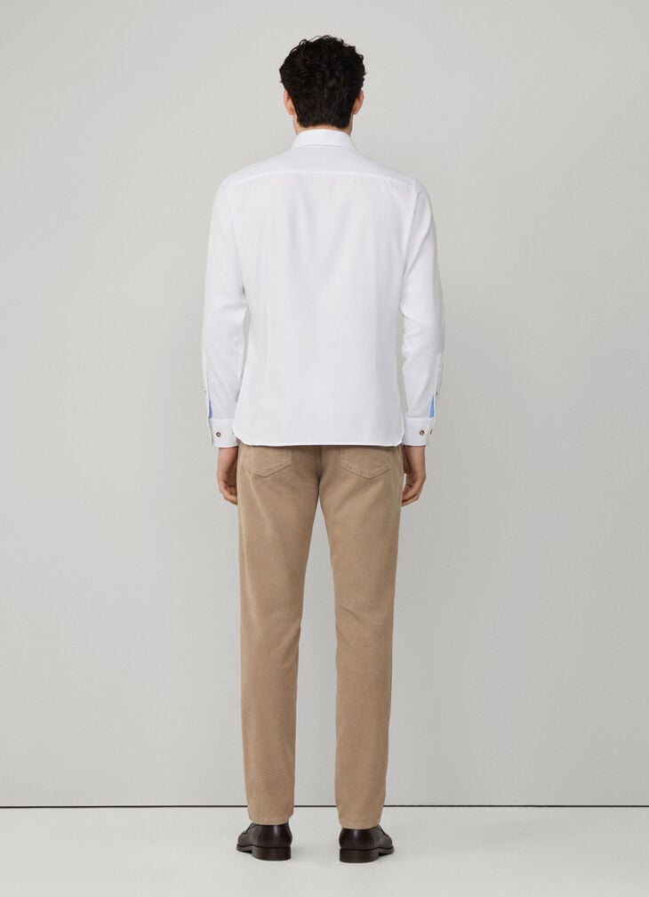 Hackett Tailored Fit Multi Trim Flannel Shirt