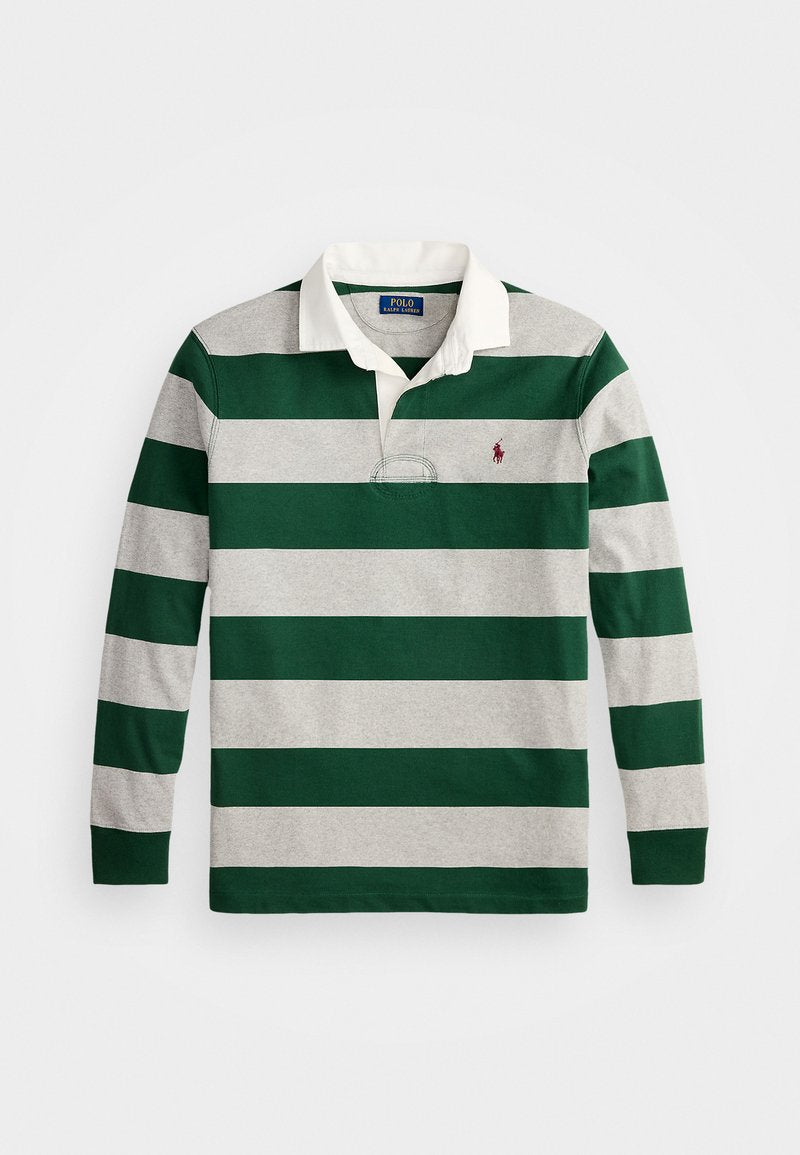 Polo Ralph Lauren Vintage Pine/Grey Iconic Rugby Shirt