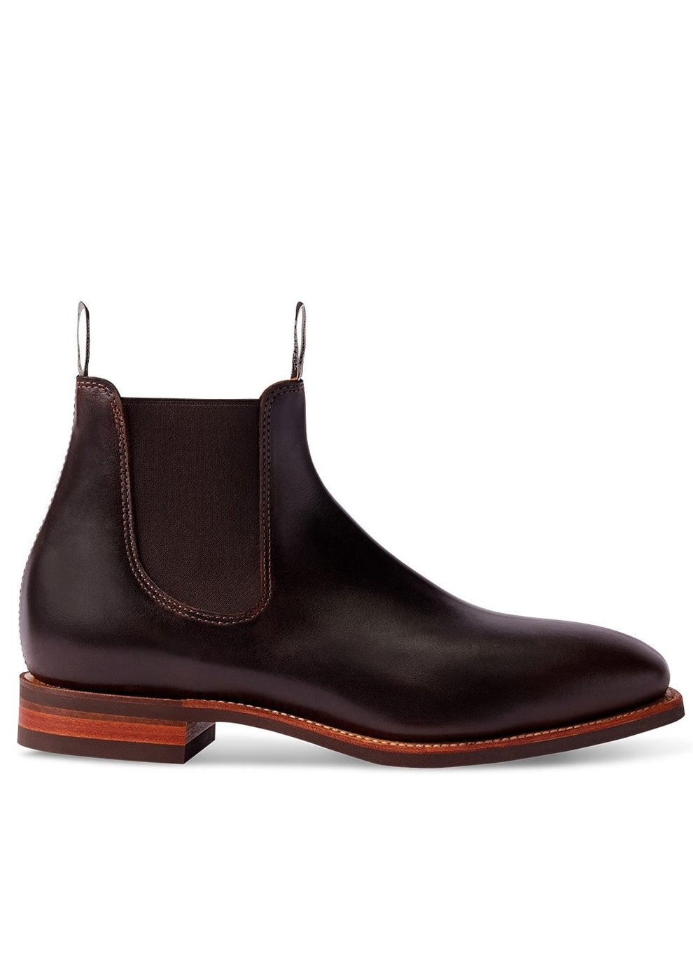 RM Williams Chocolate Pull Up Leather Comfort Craftsman Boots