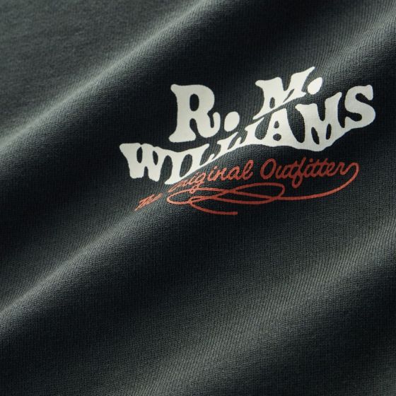 RM Williams Kandos Crewneck Sweatshirt-Vintage Black