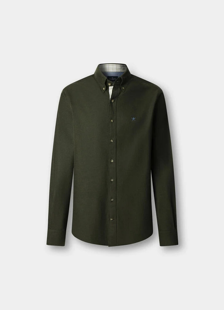 Hackett Tailored Fit Multi Trim Flannel Shirt