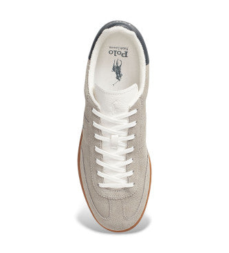 Polo Ralph Lauren Bedford Suede Trainers-Grey