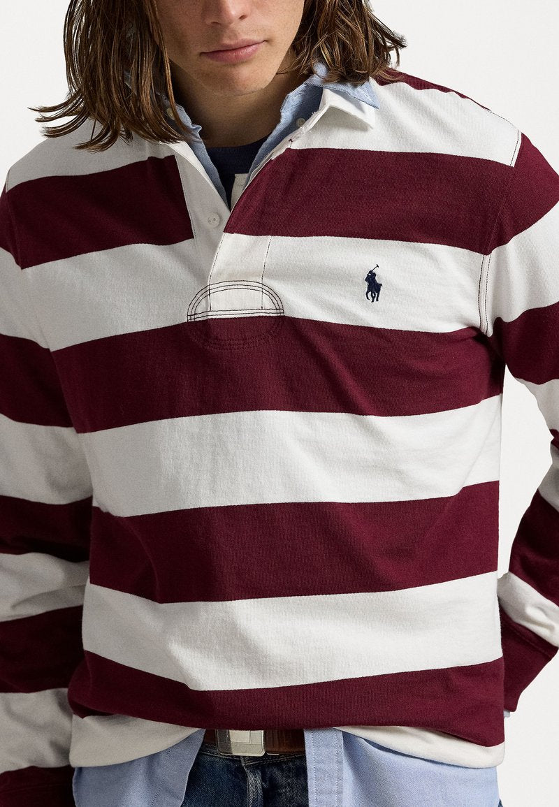 Polo Ralph Lauren Classic Wine Iconic Rugby Shirt