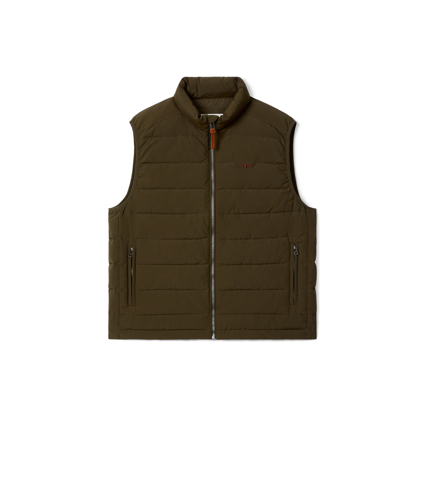 RM Williams Rydal Padded Vest-Dark Olive