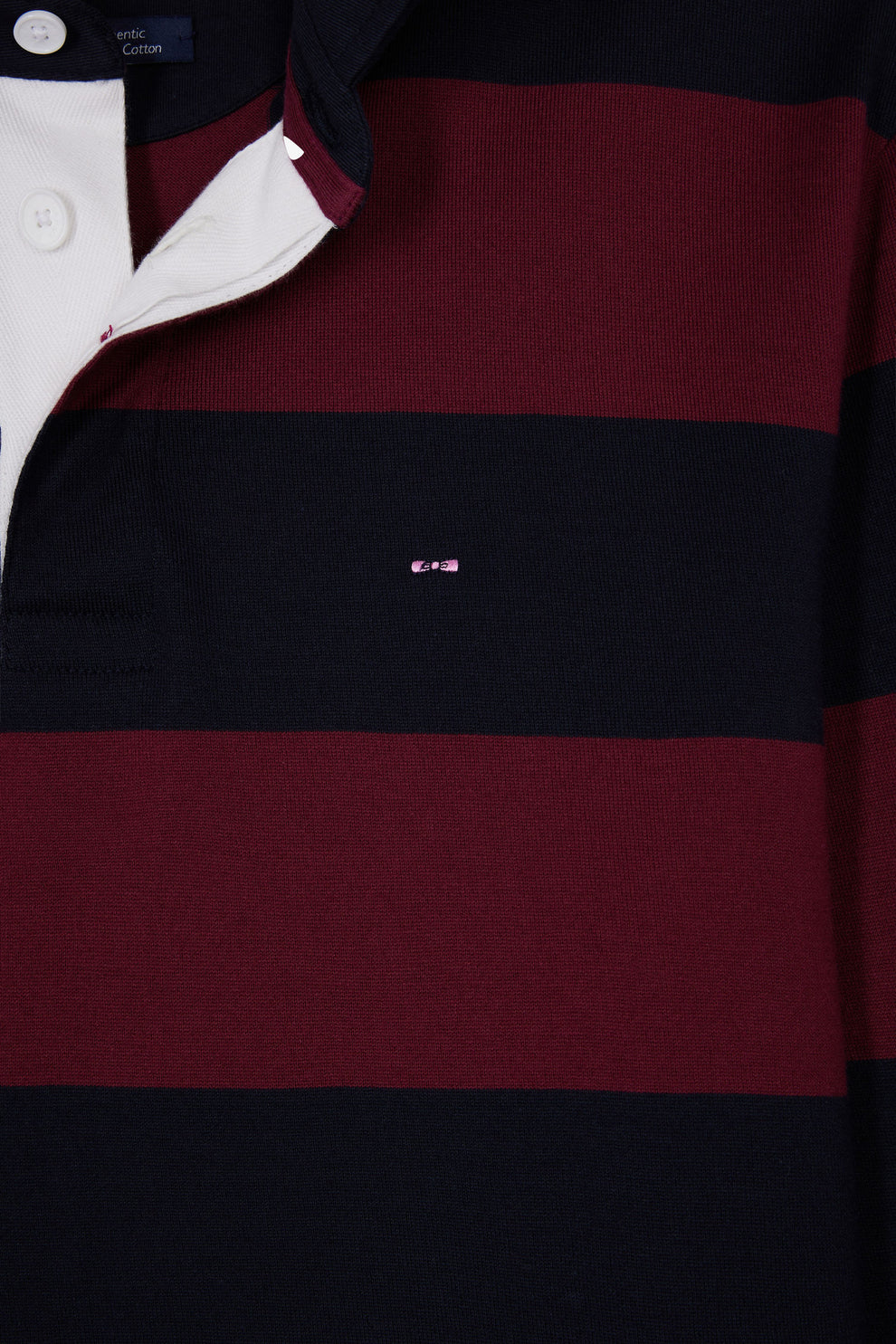 Eden Park Burgundy Striped Rugby Shirt