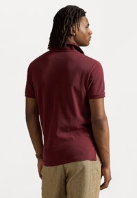 Polo Ralph Lauren Custom Slim Fit Wine Polo Shirt