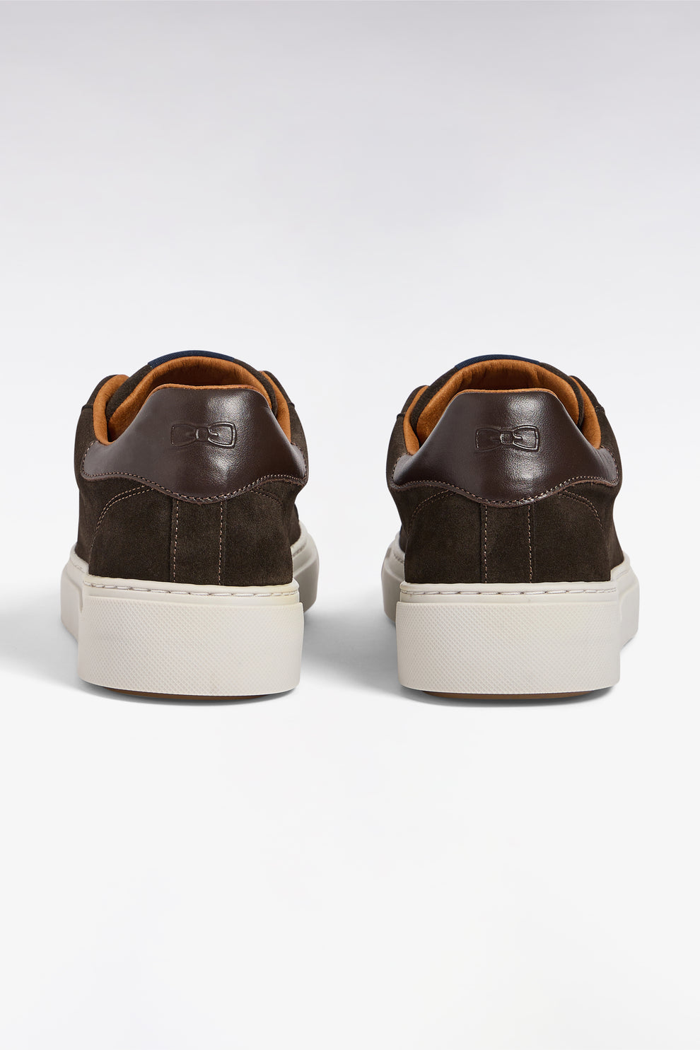 Eden Park Chocolate Suede Trainers