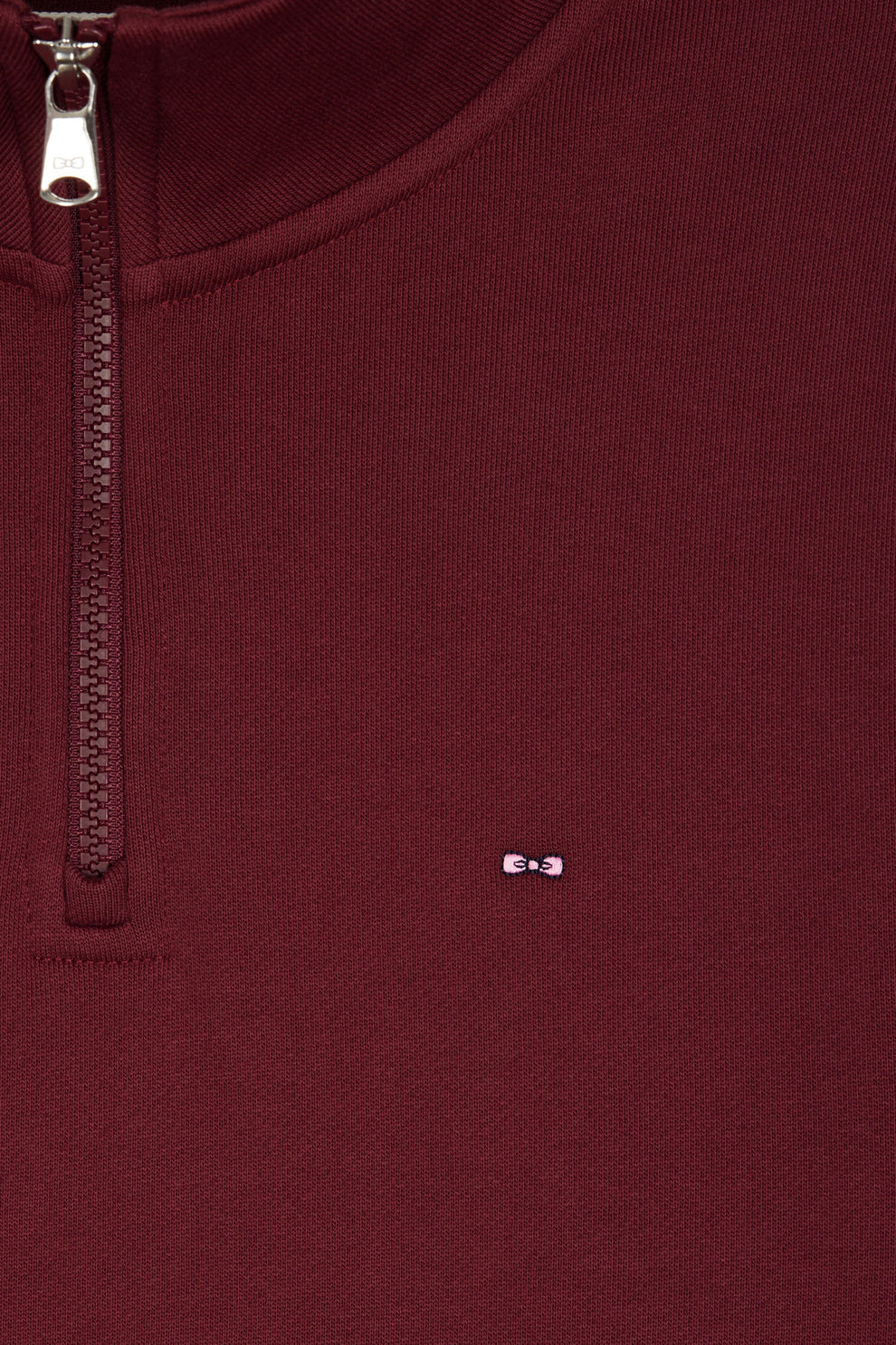 Eden Park 1/4 Zip Burgundy Fleece Sweatshirt
