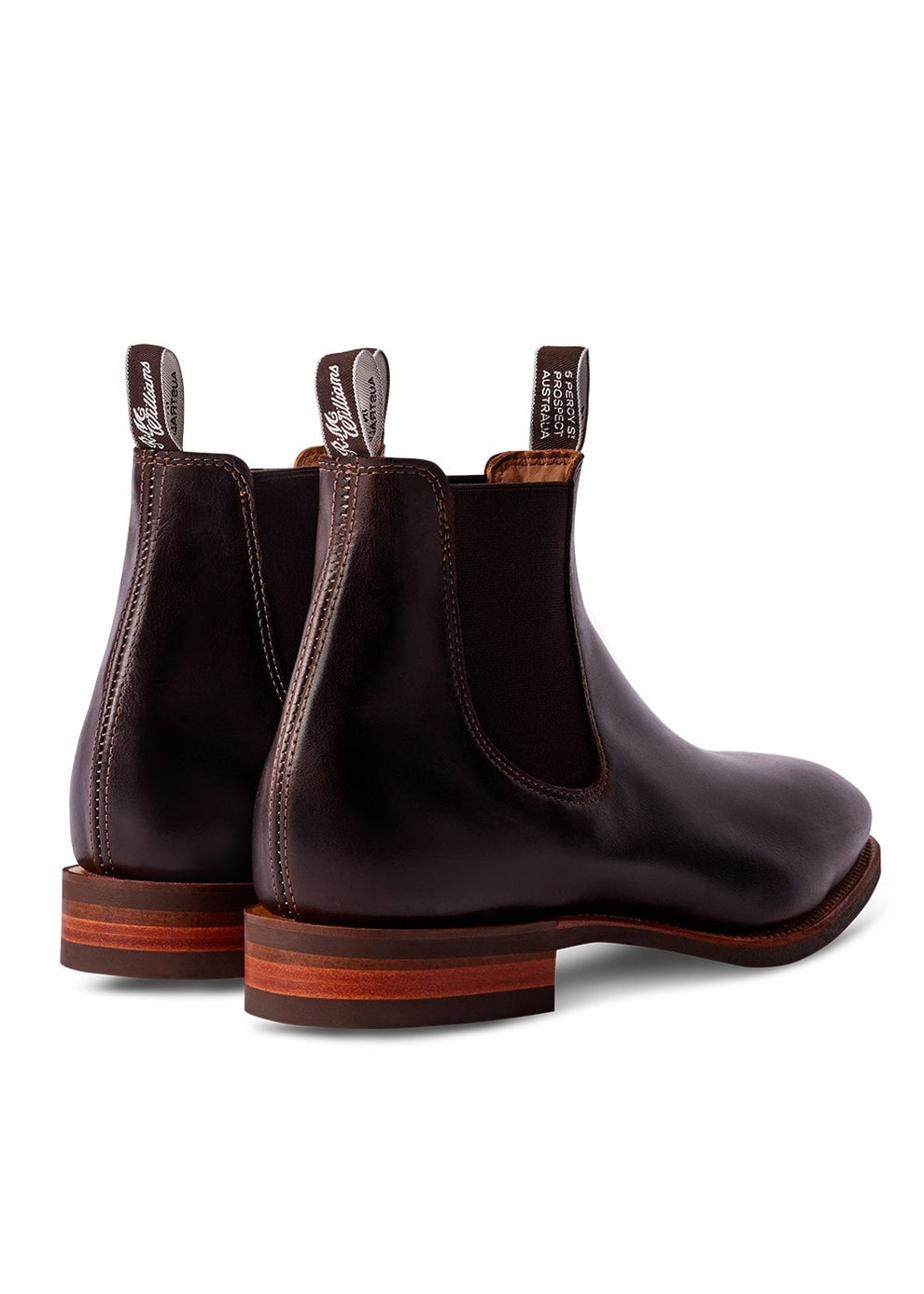 RM Williams Chocolate Pull Up Leather Comfort Craftsman Boots