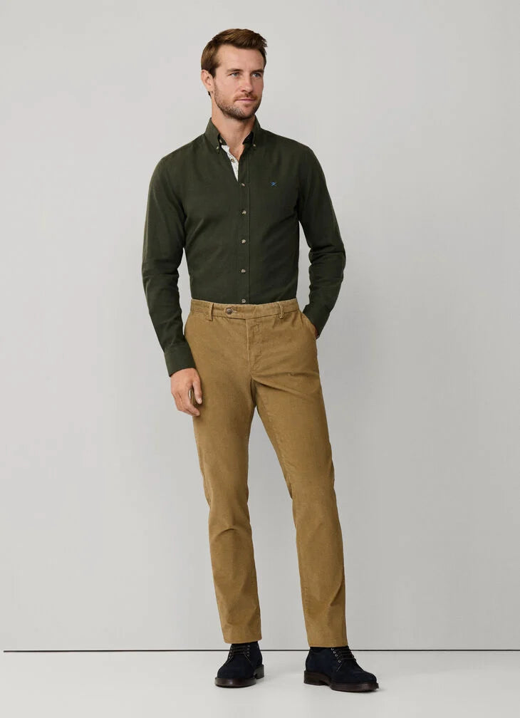 Hackett Tailored Fit Multi Trim Flannel Shirt