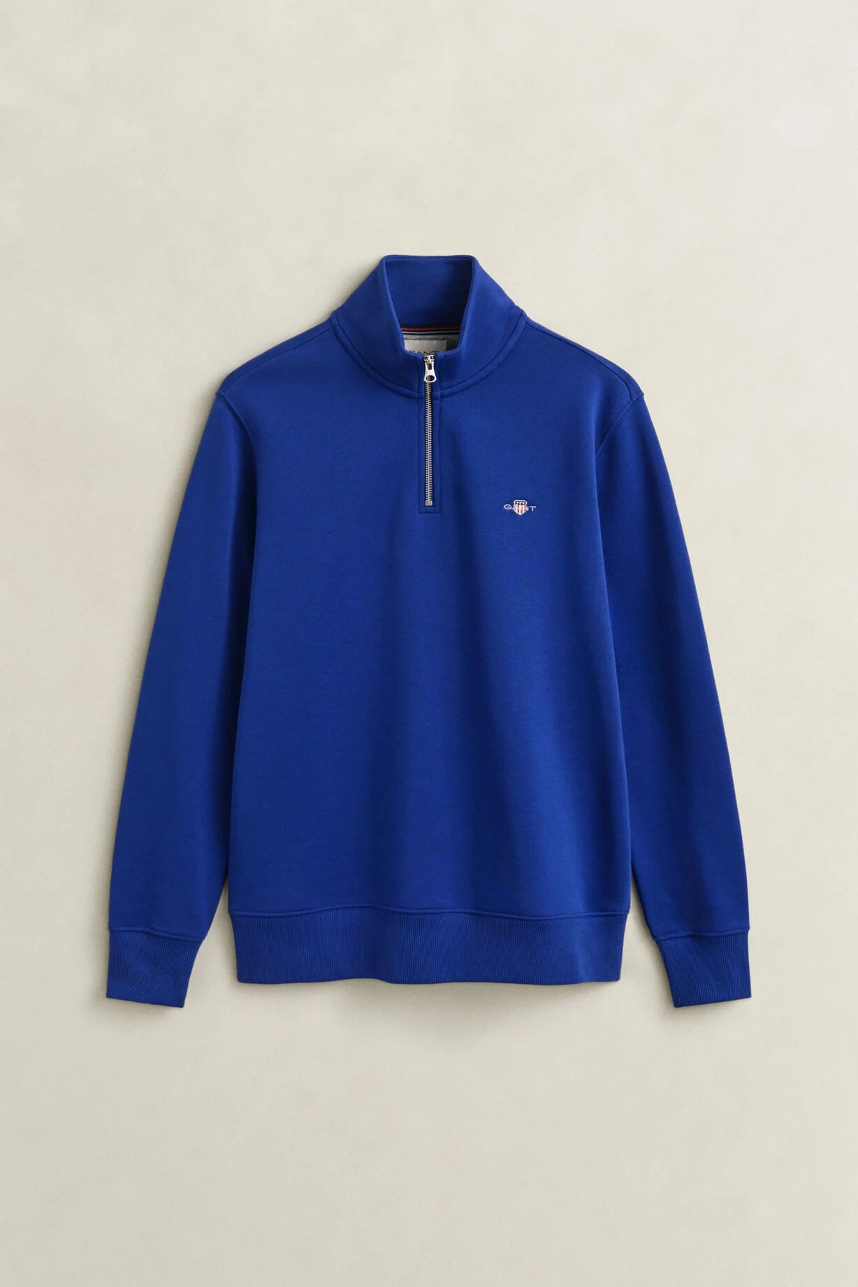 GANT Shield Half-Zip Sweatshirt-Crisp Blue