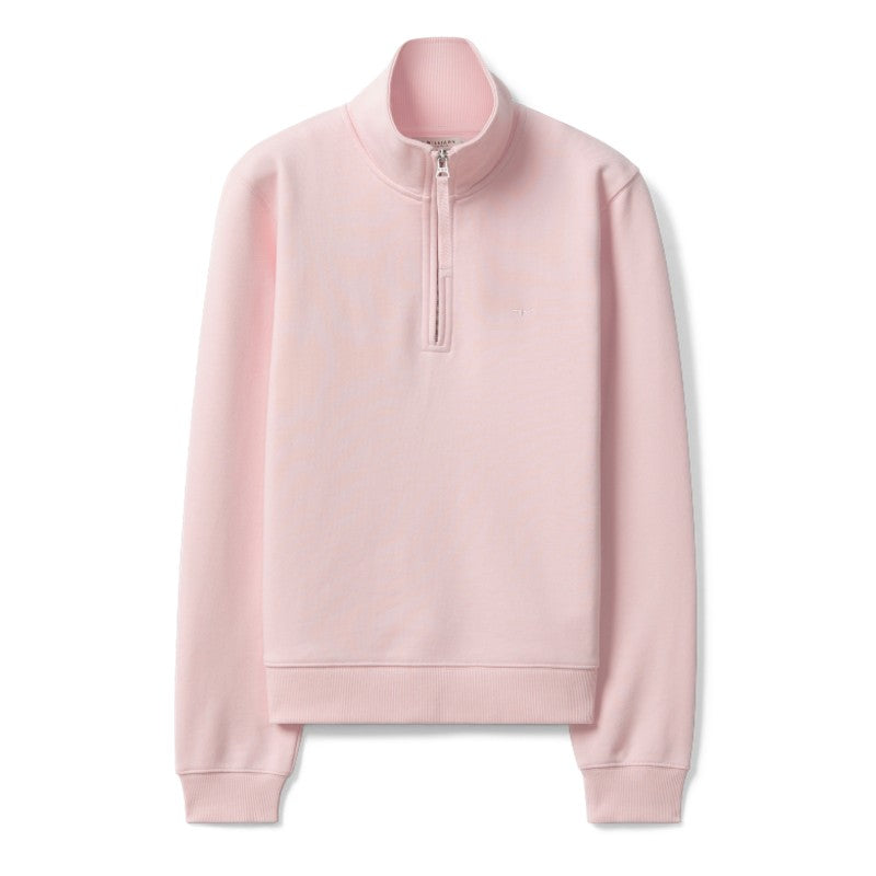 RM Williams Tricket Womens 1/4 Zip Sweatshirt-Pink