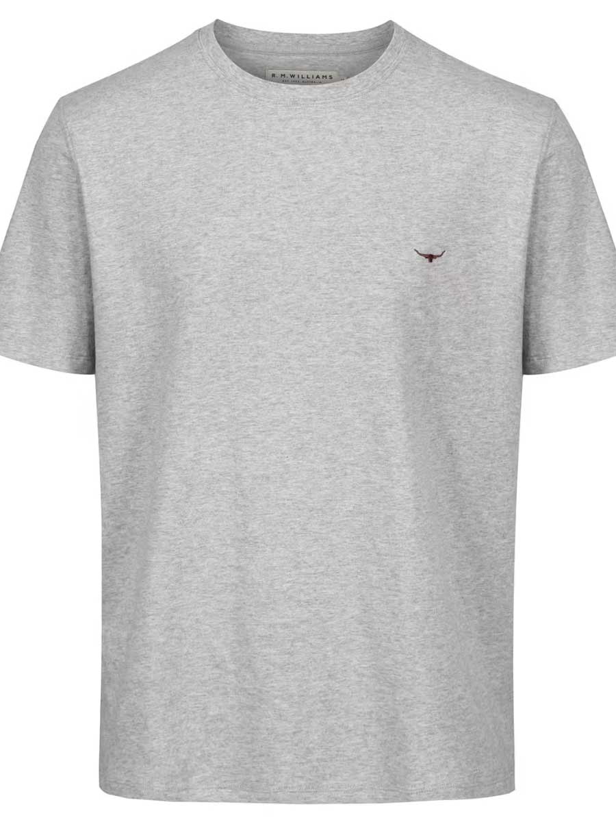 RM Williams Grey Marle Parson T-Shirt