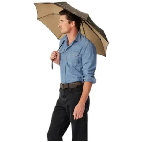 RM Williams Compact Umbrella-Chestnut