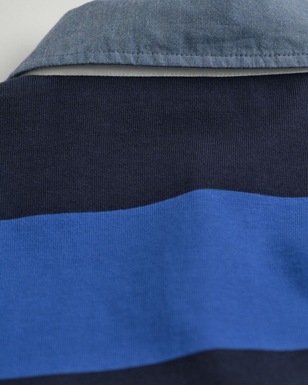 GANT Chambray Collar Striped Heavy Rugger