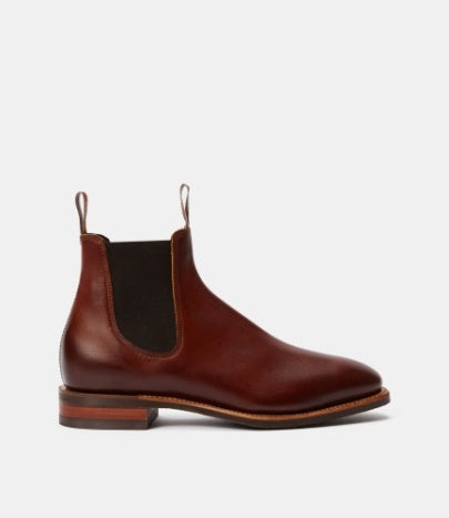 RM Williams Burnished Dark Tan Comfort Craftsman Boots