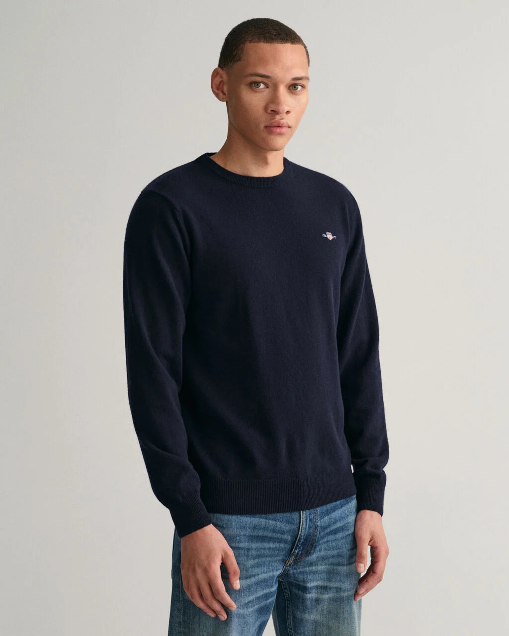 GANT Superfine Lambswool Crew Neck Sweater
