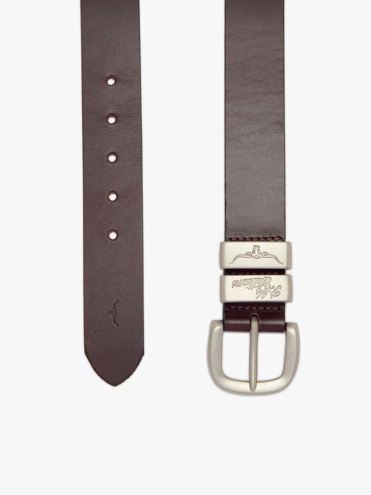 RM Williams 1.5" 3 Piece Chestnut Buckle Belt