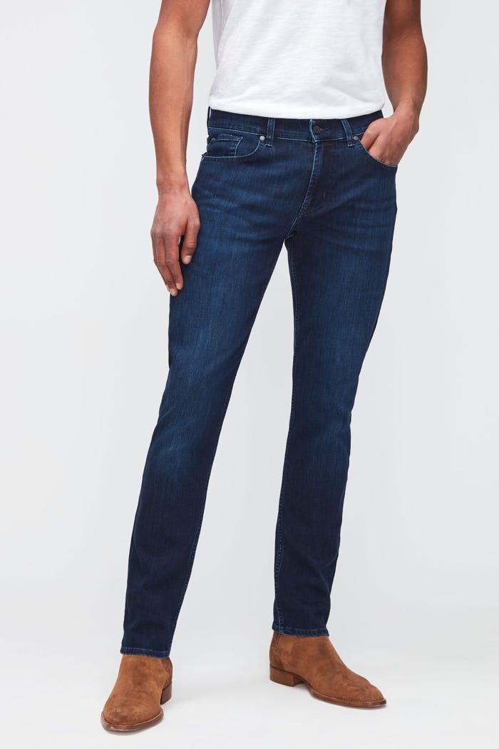 7 For All Mankind Slimmy Tapered Luxe Performance Eco Dark Blue