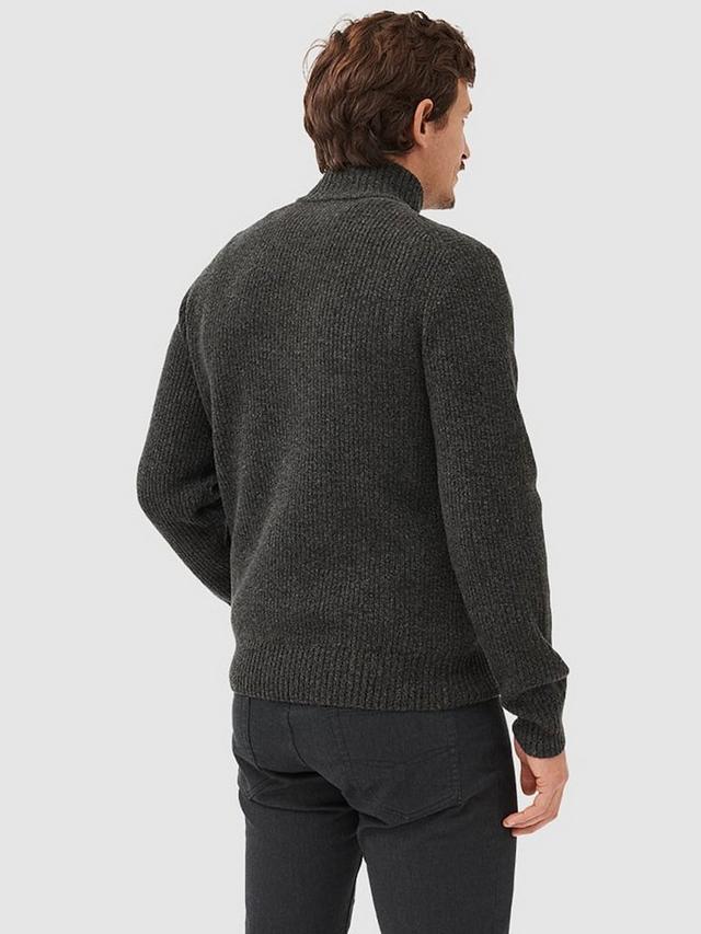 Rodd & Gunn Jungle Lambswool Robbies Road 1/4 Zip Jumper