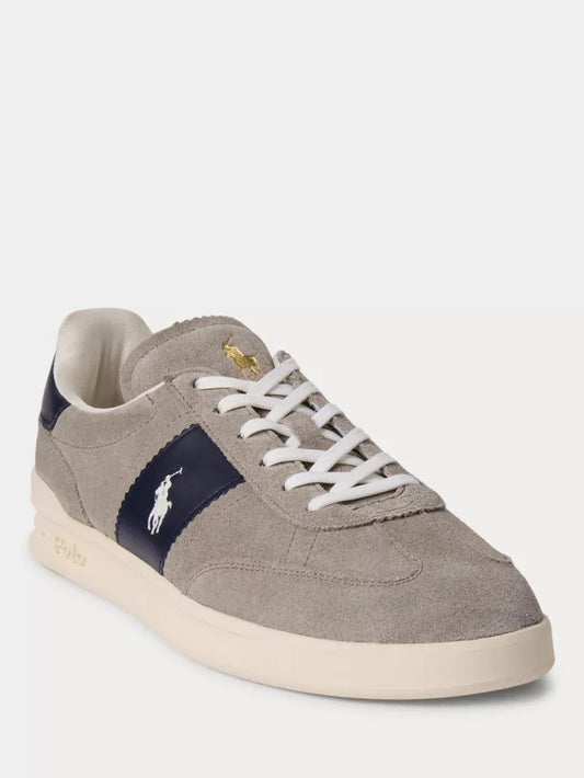 Polo Ralph Lauren Heritage Aera Suede Grey Trainer