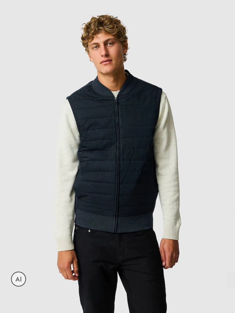 Rodd & Gunn Woodside Vest-Navy