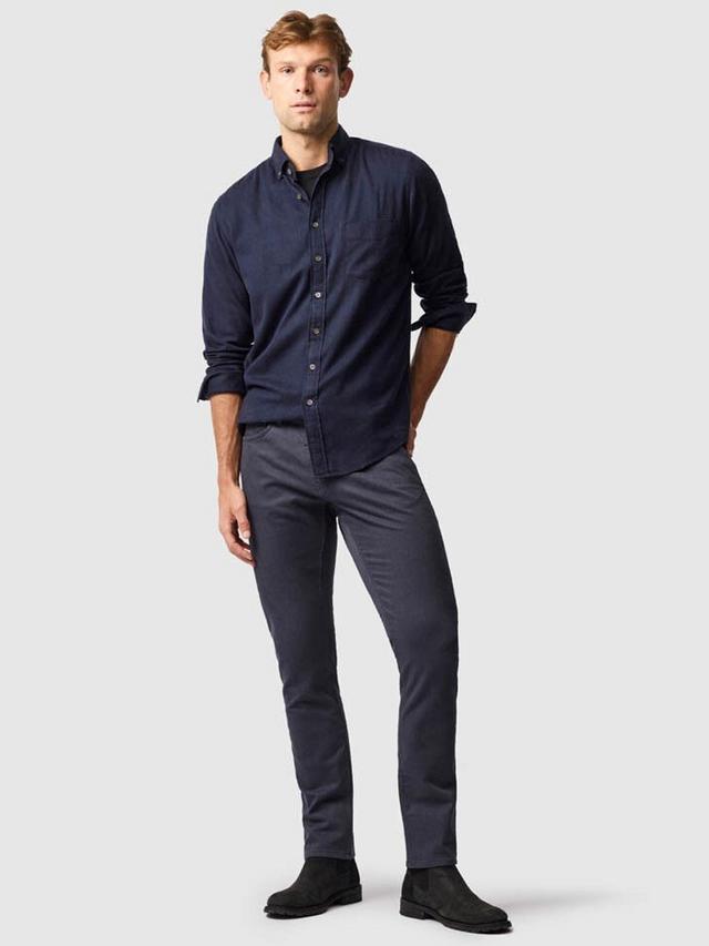 Rodd & Gunn Barrhill Brushed Cotton Sports Fit Shirt-Twilight
