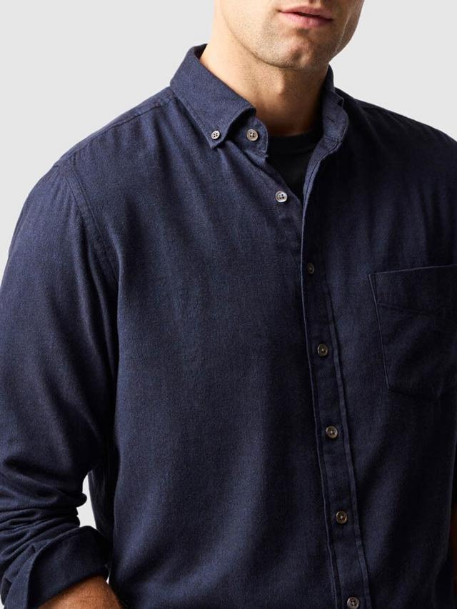 Rodd & Gunn Barrhill Brushed Cotton Sports Fit Shirt-Twilight