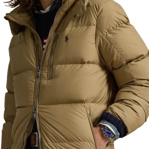 Polo Ralph Lauren-The Gorham Down Jacket-Desert Khaki