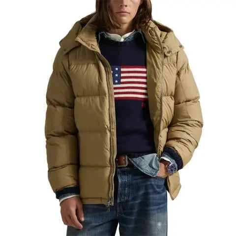 Polo Ralph Lauren-The Gorham Down Jacket-Desert Khaki