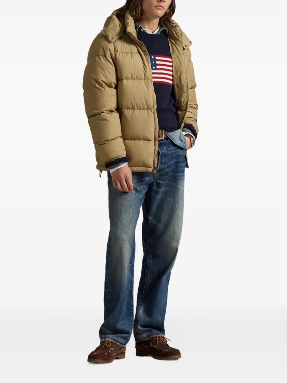 Polo Ralph Lauren-The Gorham Down Jacket-Desert Khaki