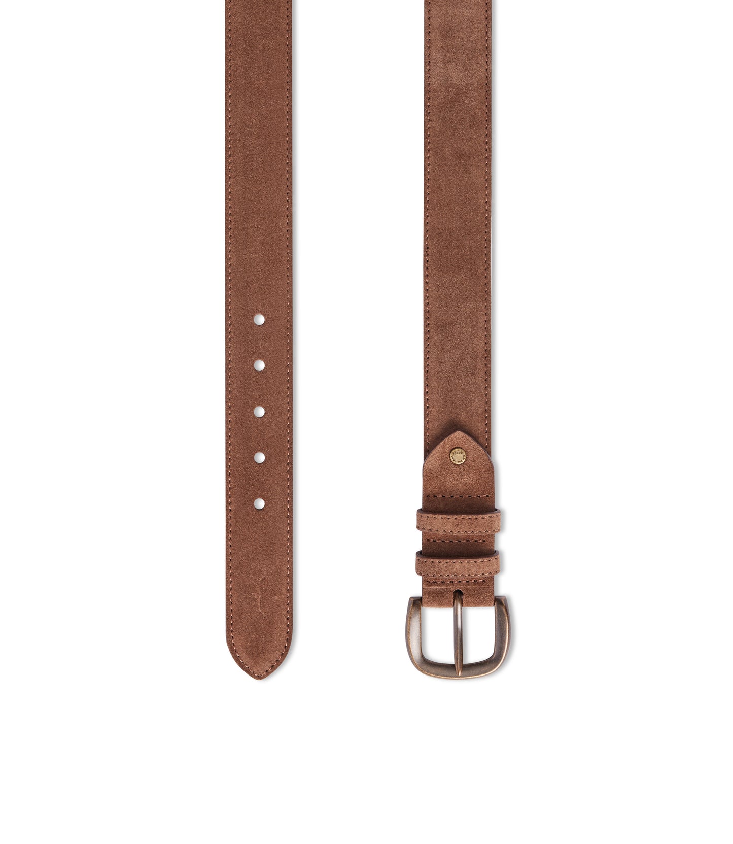 RM Williams Ryder Brown Suede Belt