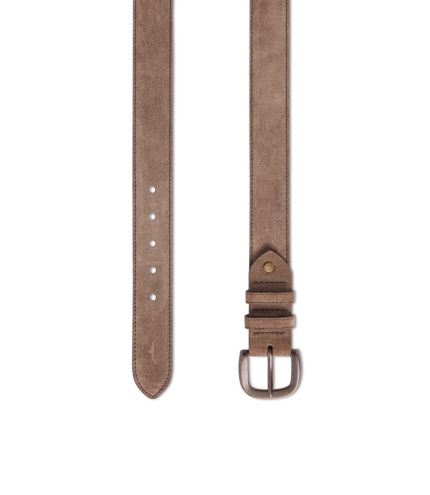 RM Williams Ryder Lichen Suede Belt