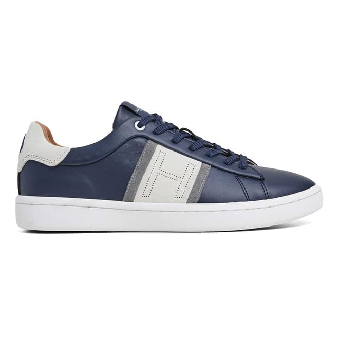 Hackett Classic Navy Trainers with Suede Details