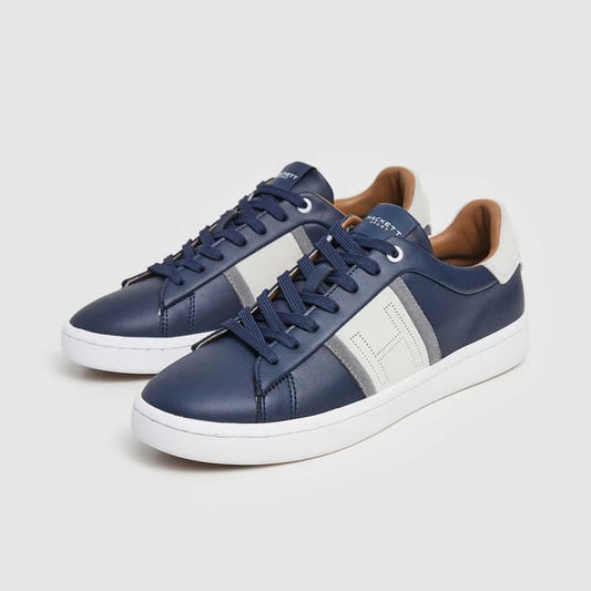 Hackett Classic Navy Trainers with Suede Details