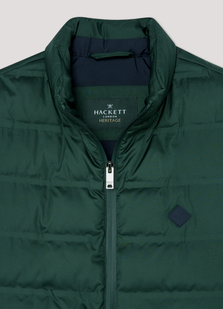 Hackett Heritage Forest Green Padded Gilet