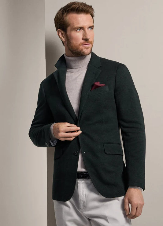 Hackett Green Check Blazer