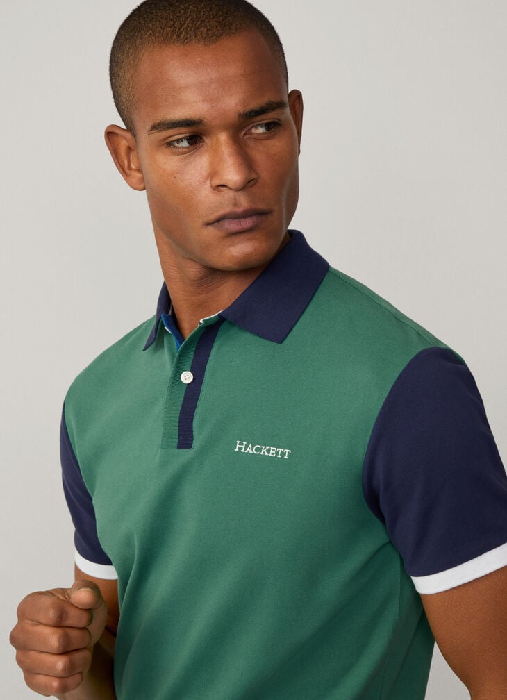 Hackett Classic Fit Number Polo